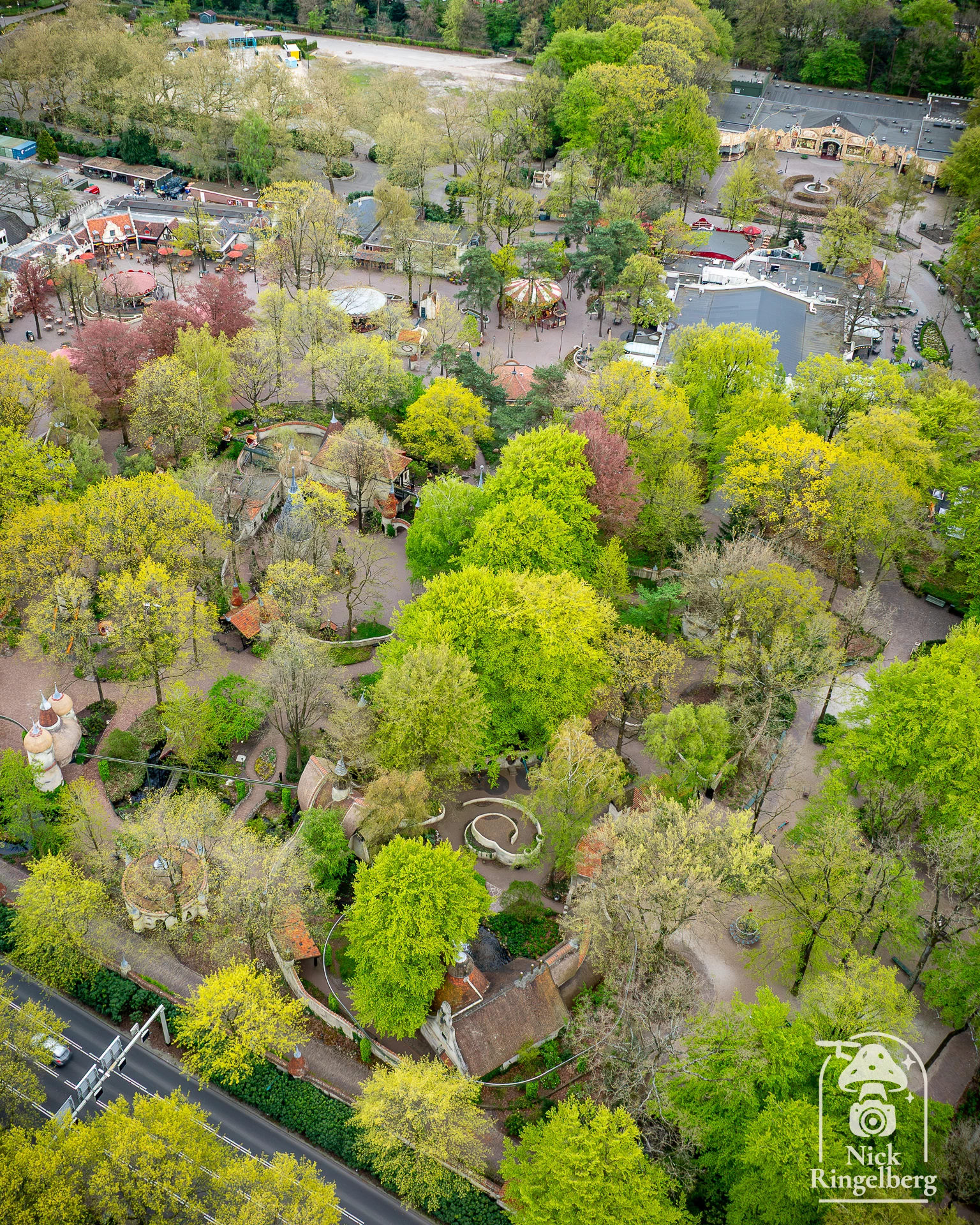 Efteling van Boven #efteling #nederlandvanboven #themeparks #dronephoto
