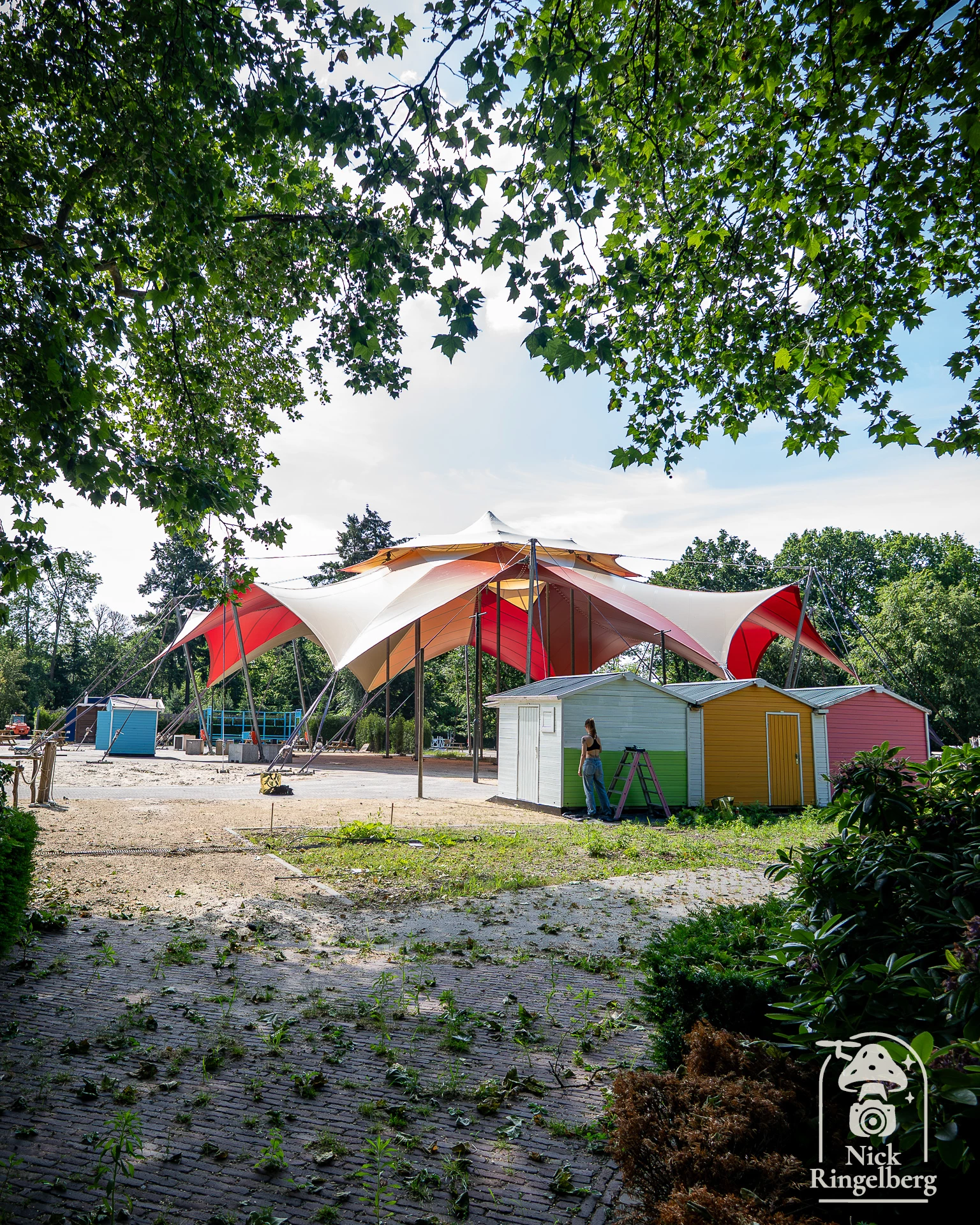 Nieuw tentje op de Zomerweide #efteling #zomer #brabant #themeparks