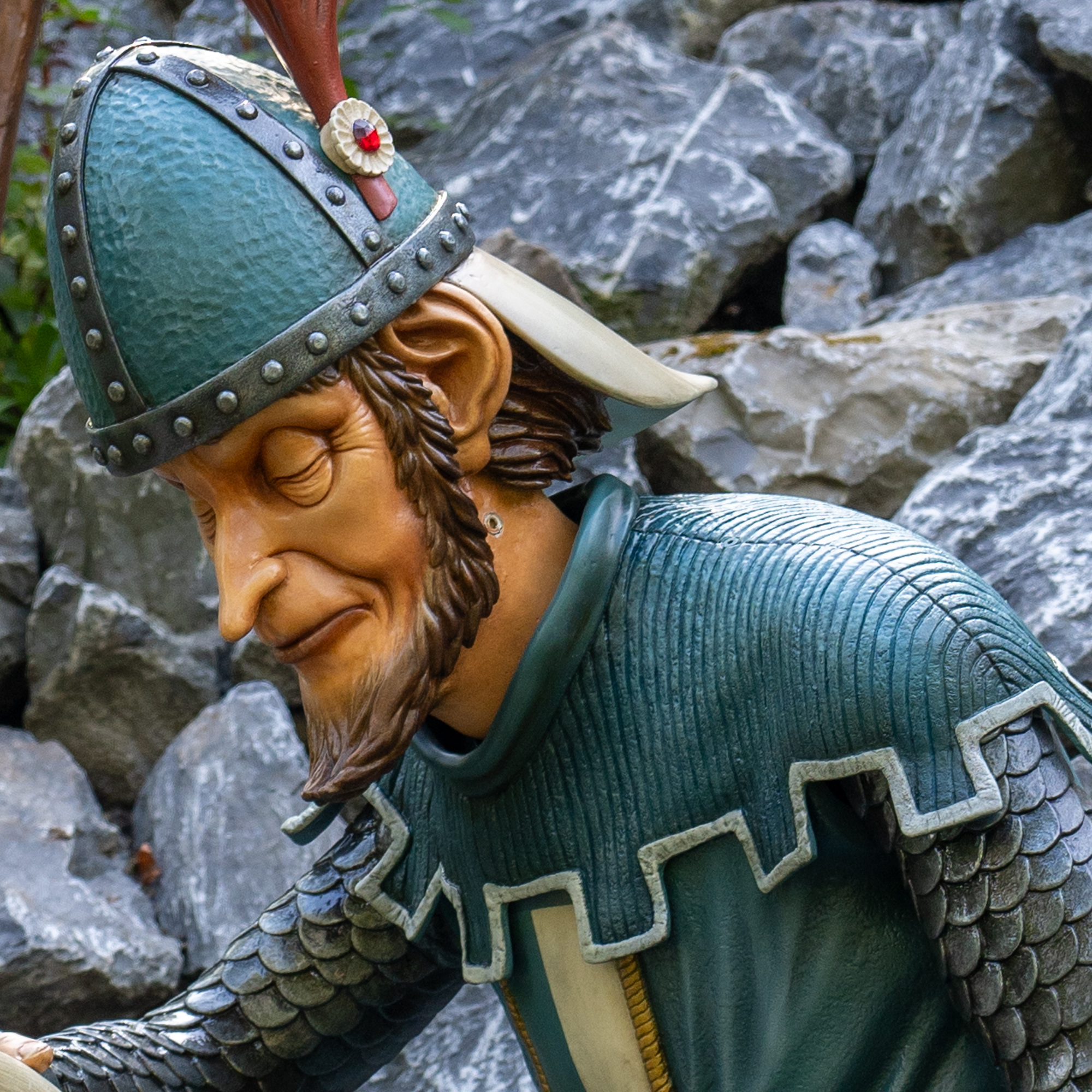 Doornroosje Detail foto wachter en uil