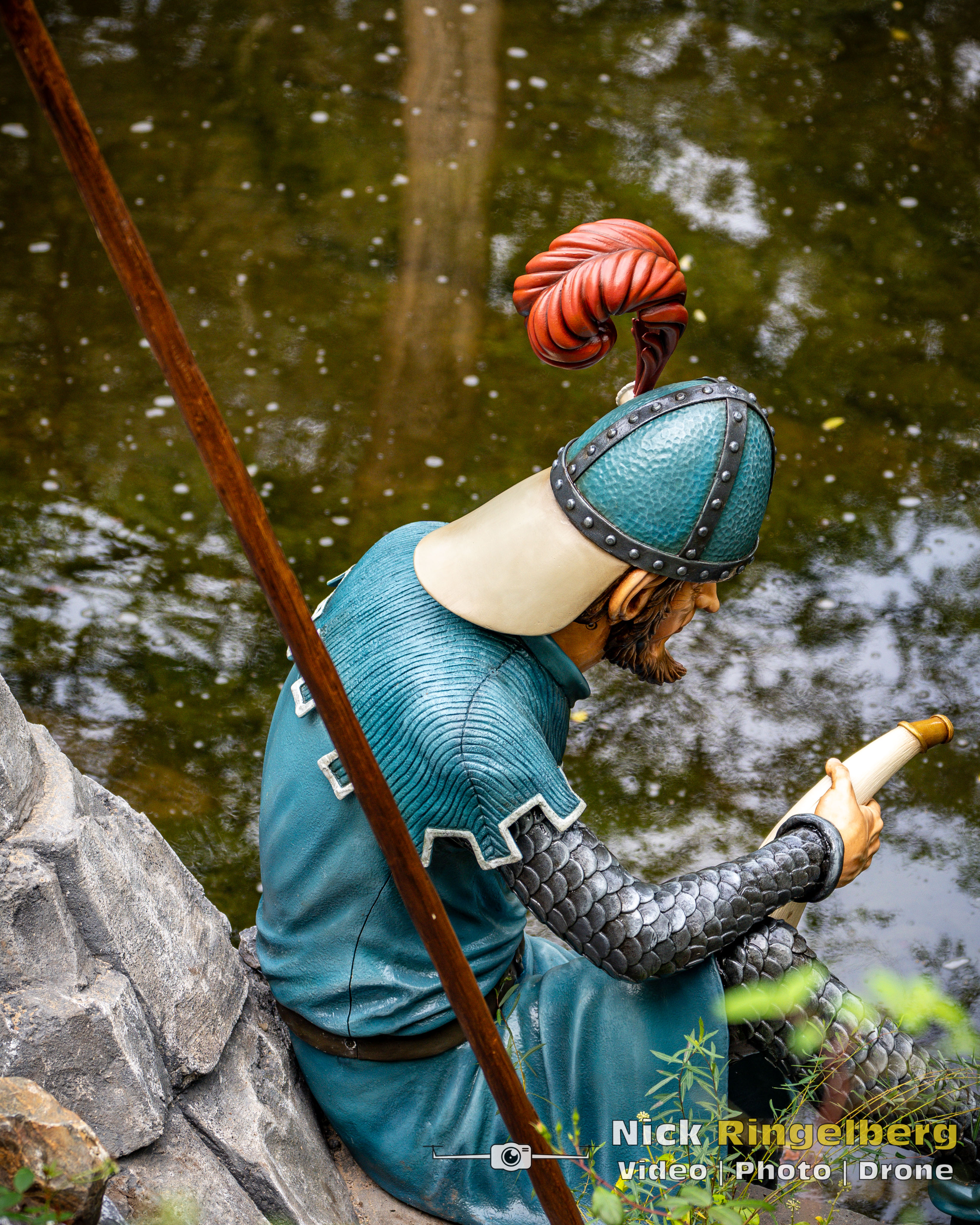 Doornroosje Detail foto wachter en uil