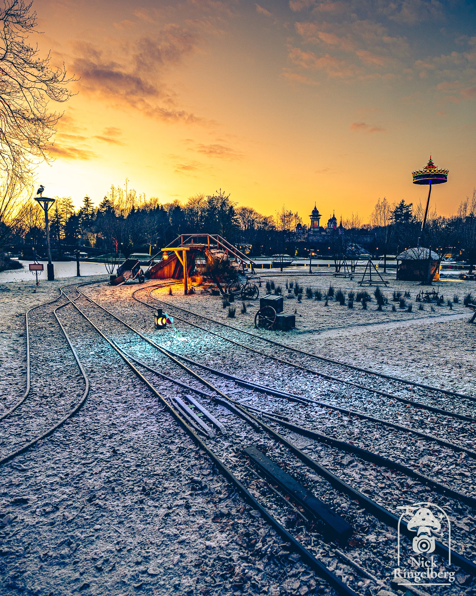 De avond zon kan soms zo prachtig zijn. ❤️ #efteling #themeparks #sunset #zonsondergang #brabant