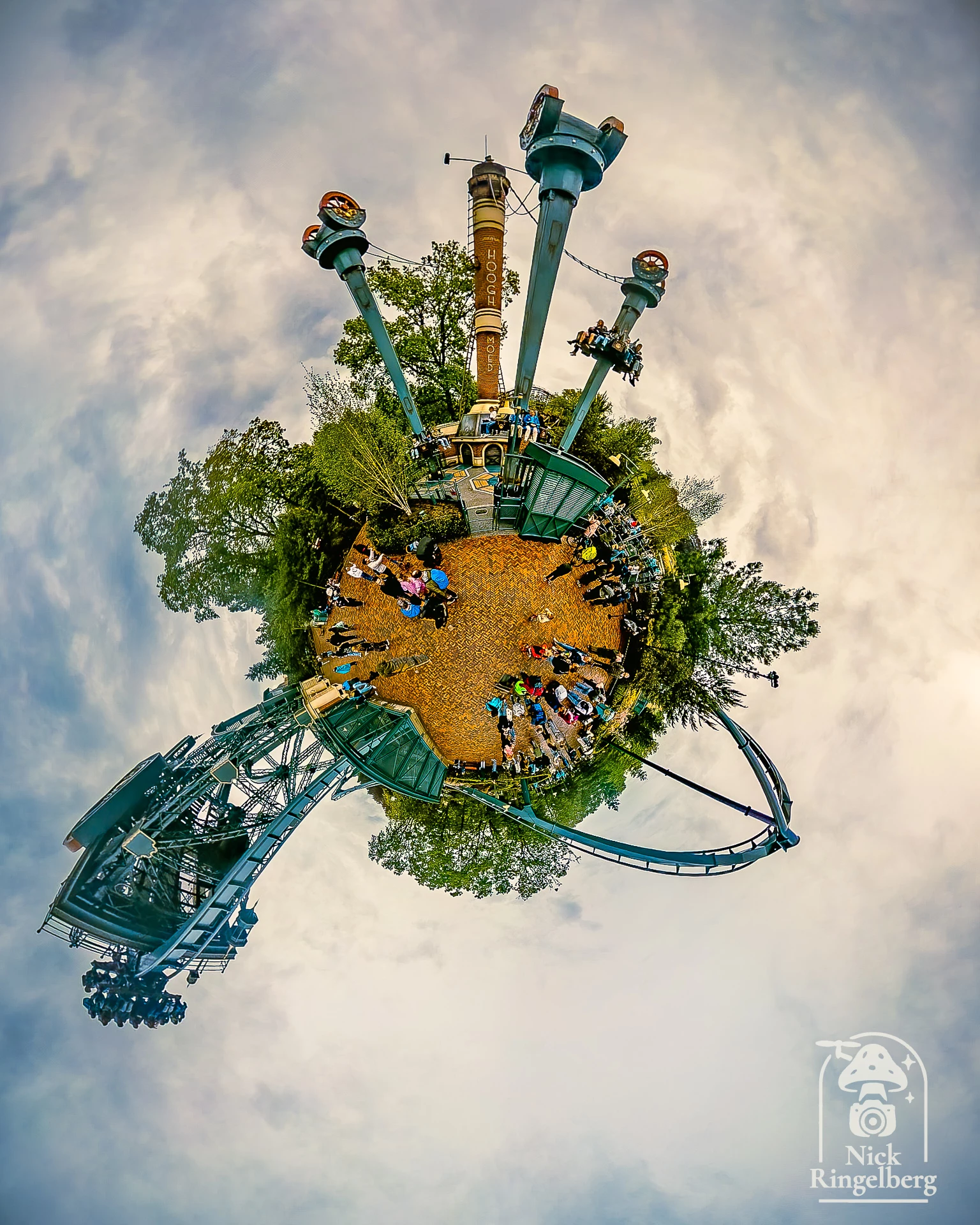 De nieuwe wereld rond Hooghmoed! #efteling #themeparks #droptowers #rollercoaster #insta360 #hooghmoed