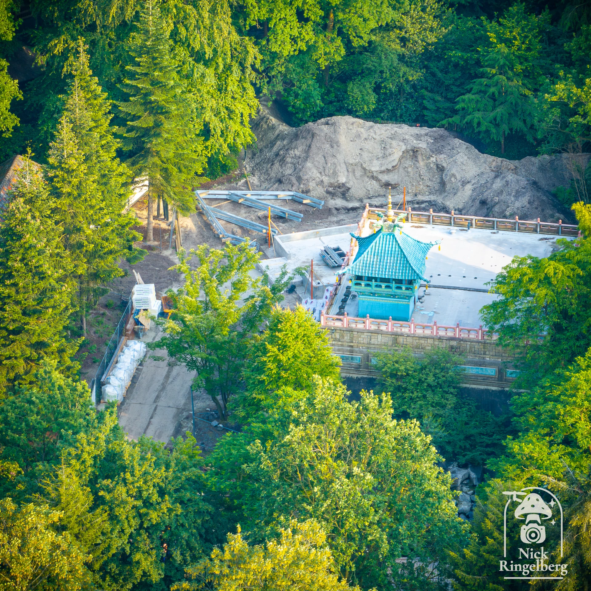 Bouwupdate Sprookjesbibliotheek #efteling #Sprookjesbibliotheek #themeparks #brabant