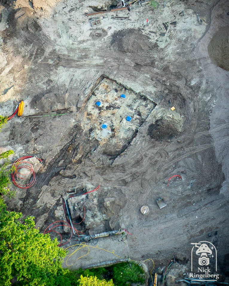 Bouwupdate Ravenring Ik heb er wat bouwtekeningen overheen gelegd voor het idee. #efteling #ravenring #bouwupdate #themeparks