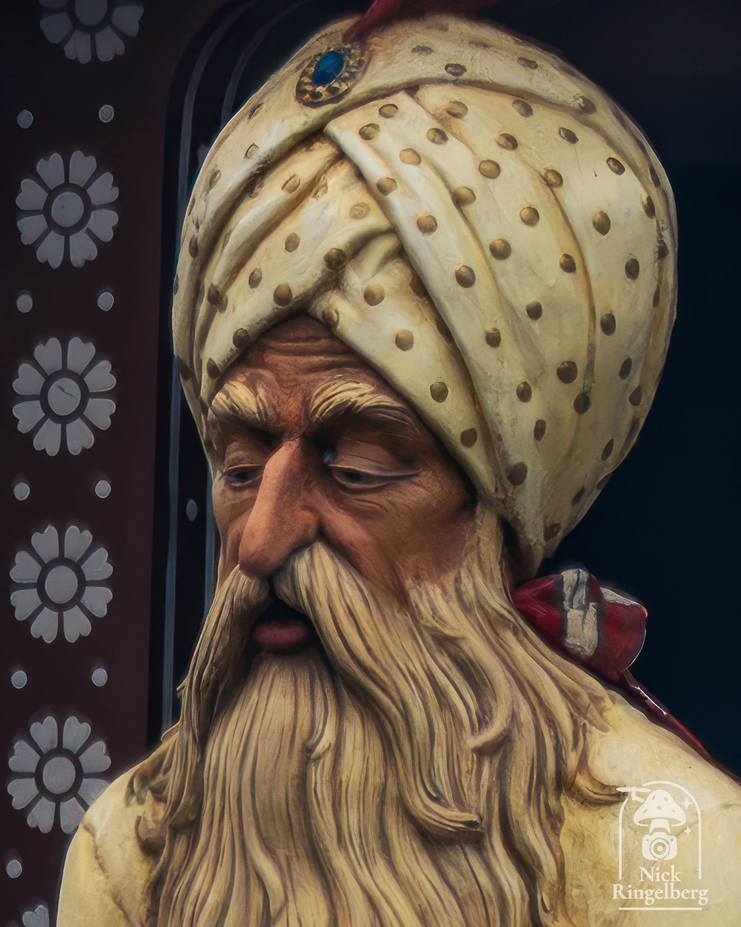 De tuinman en de Fakir: detailfoto's, zoom mee ❤️ #efteling #fakir #detail #themeparks
