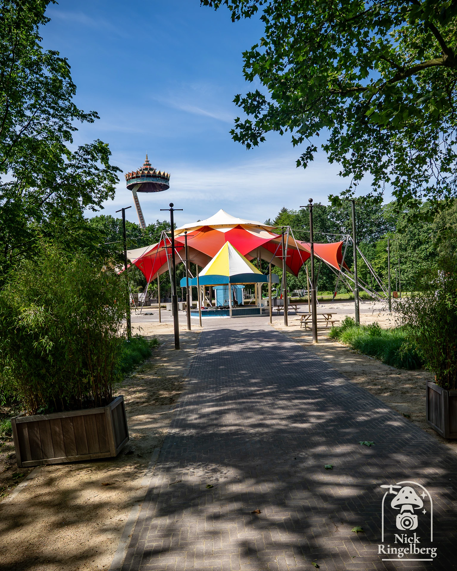Nieuw tentje op de Zomerweide #efteling #zomer #brabant #themeparks