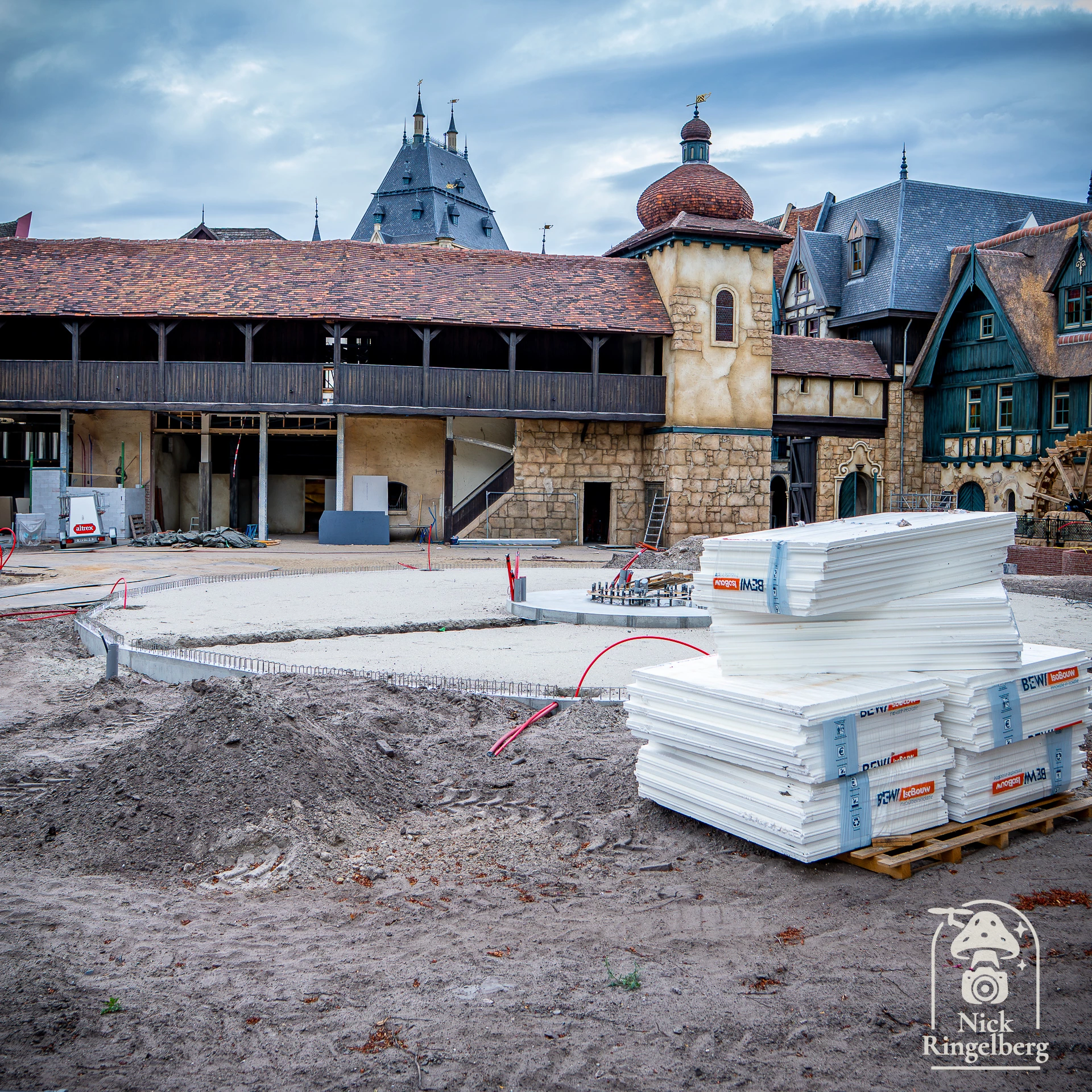Bouwupdate Raveleijn en Ravenring #efteling #raveleijn #ravenring #themeparks