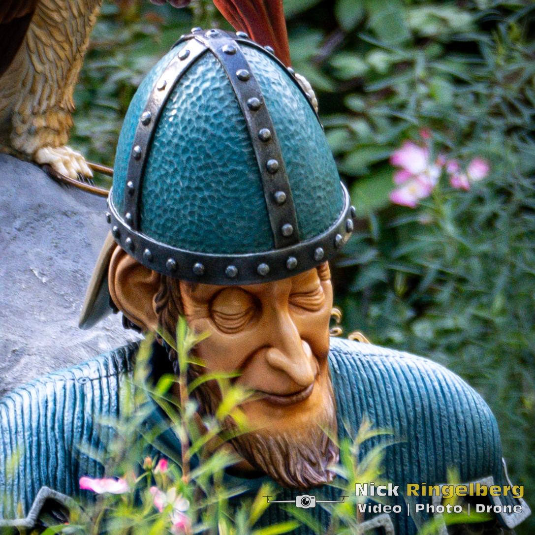 Doornroosje Detail foto wachter en uil