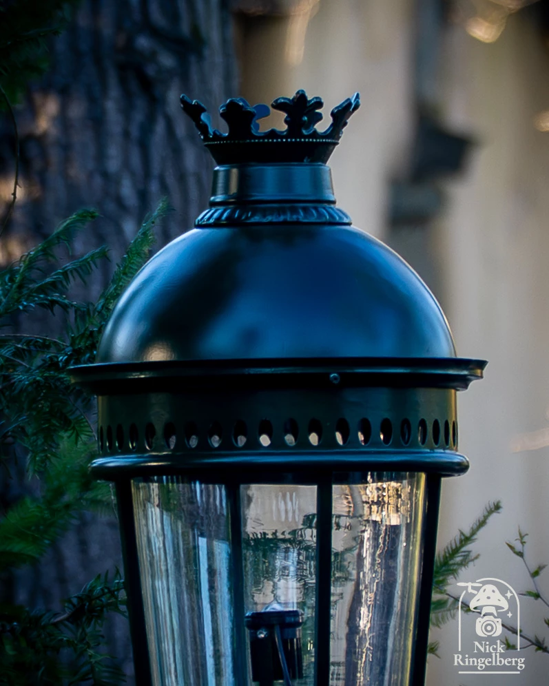 Wat een verschillende lantarenpalen. Langs het nieuwe pad hebben er een paar kroontjes gekregen. #efteling #sprookjesbos