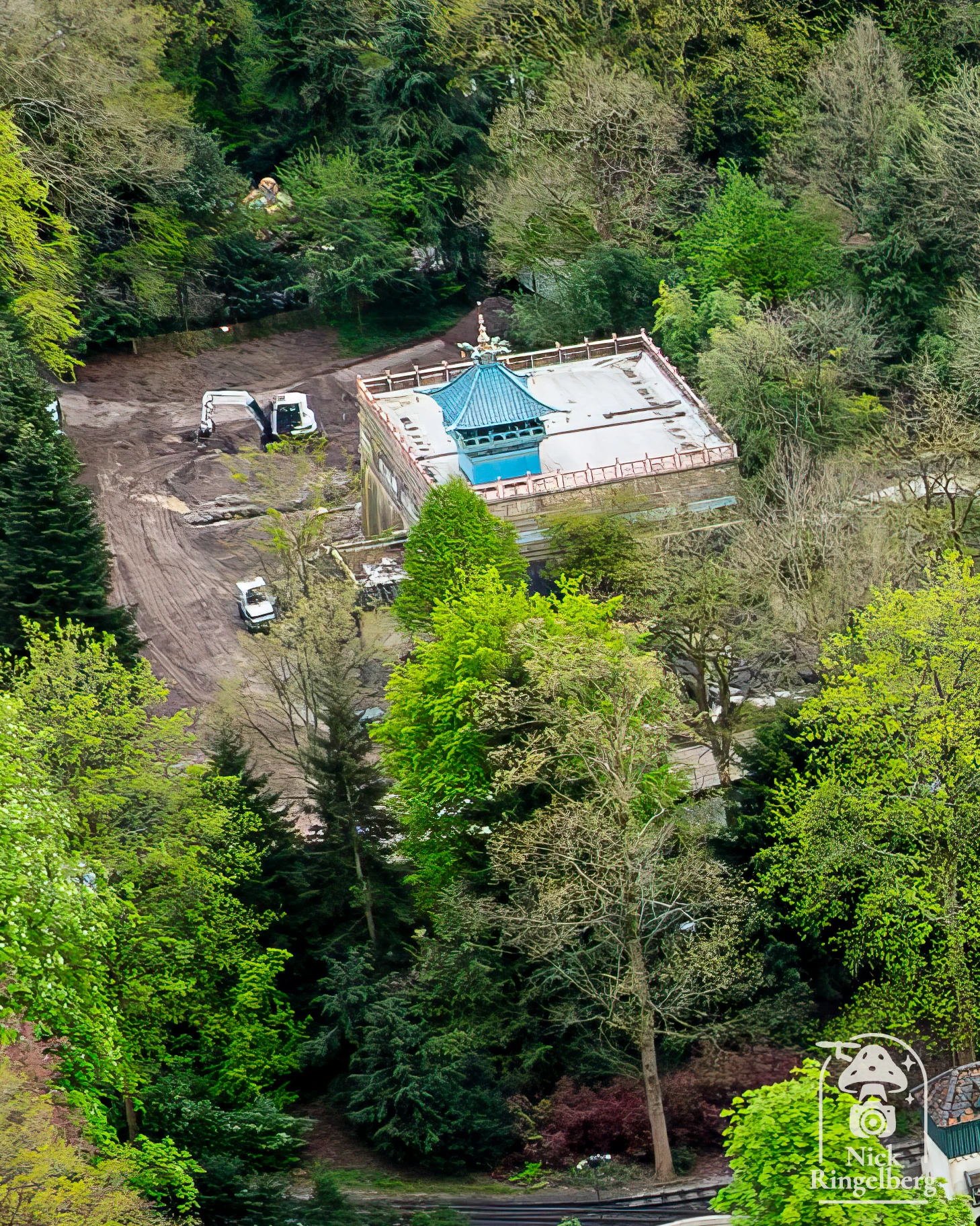 Er ontstaat een leeg gat in het Sprookjesbos. Ik vind het zo jammer dat het mooie wandelpad naar Repelsteeltje verdwenen is 😱 #efteling #themeparks #sprookjesbos #bouwupdate