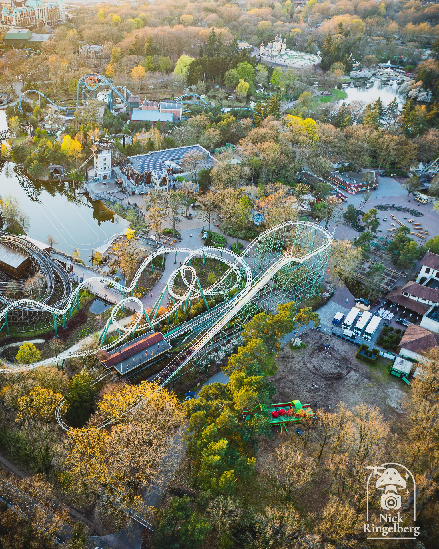 Rondje Efteling #efteling #themeparks #pretpark #drone