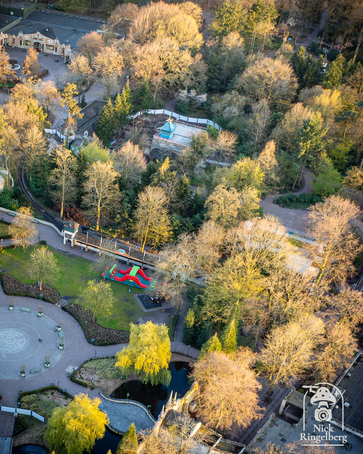 Rondje Efteling #efteling #themeparks #pretpark #drone