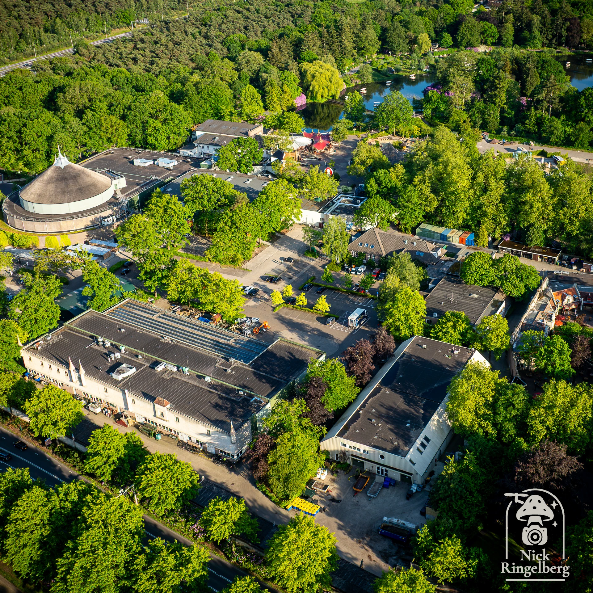 Rondje Efteling #efteling #themeparks #dronefotografie #pretpark #brabant