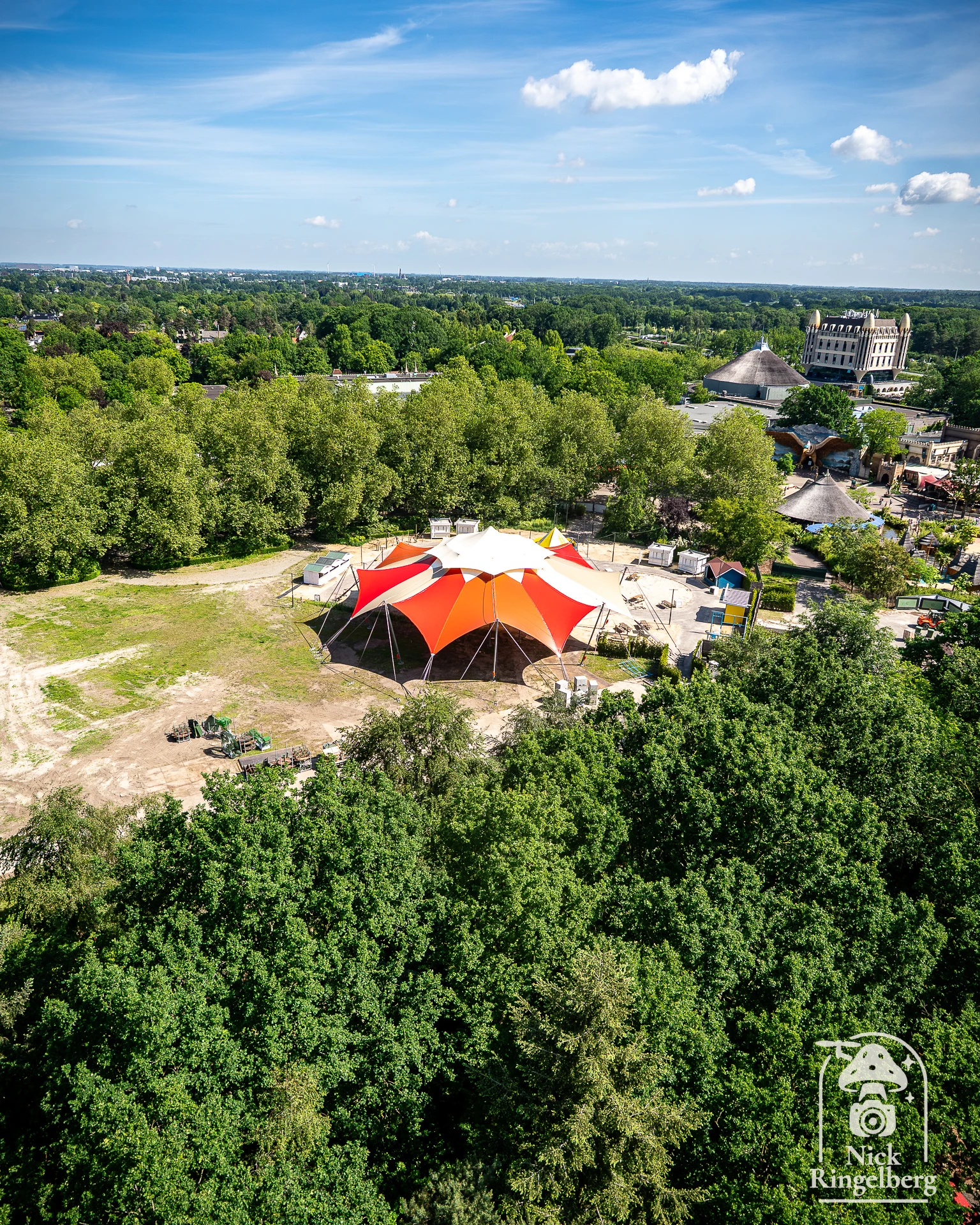 Nieuw tentje op de Zomerweide #efteling #zomer #brabant #themeparks