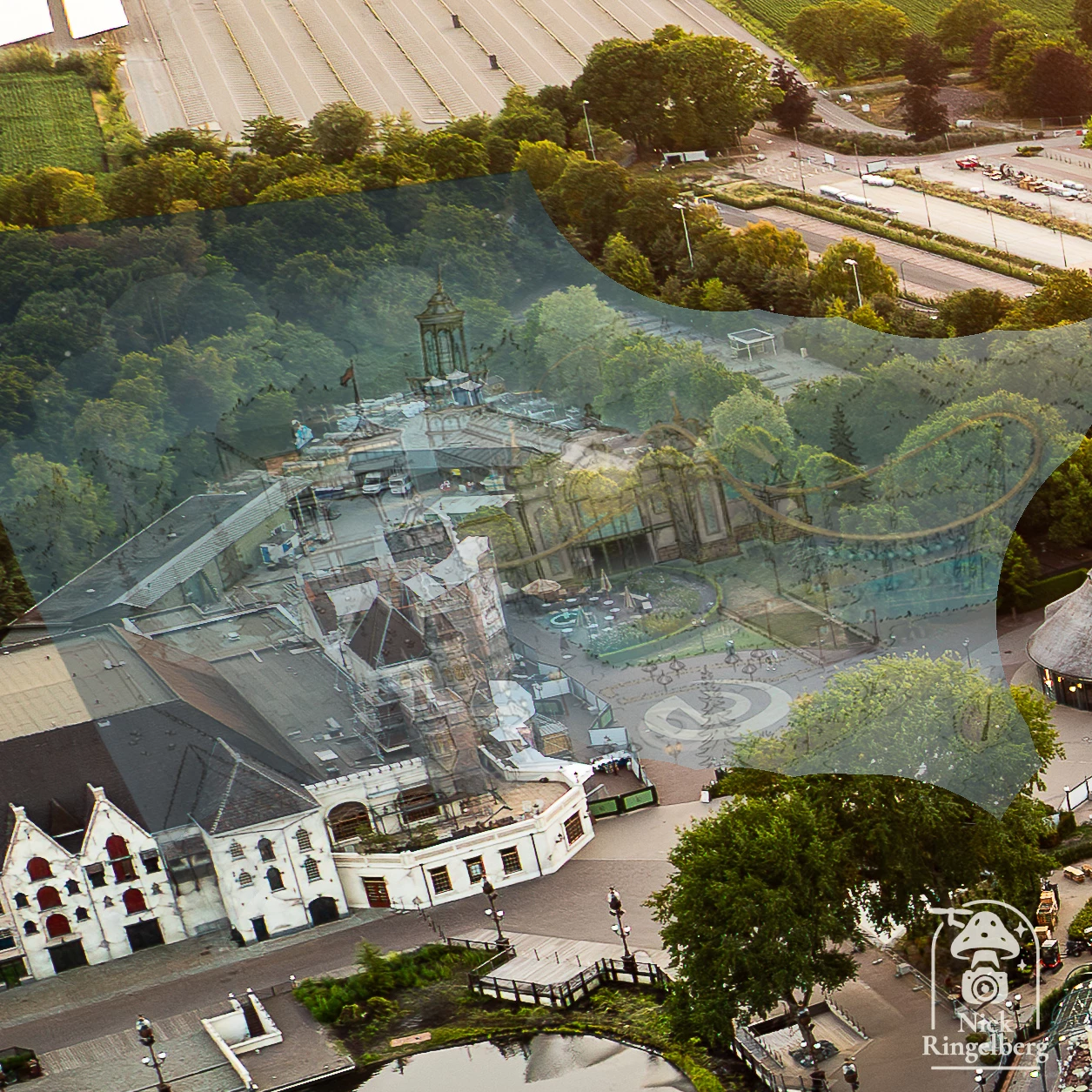 Missie Luminar ik heb een klein beetje lopen knippen en plakken om een idee te geven. Niet helemaal perfect, maar het gaat om het idee. #efteling #missieluminar #themeparks #luminar #bouwupdate