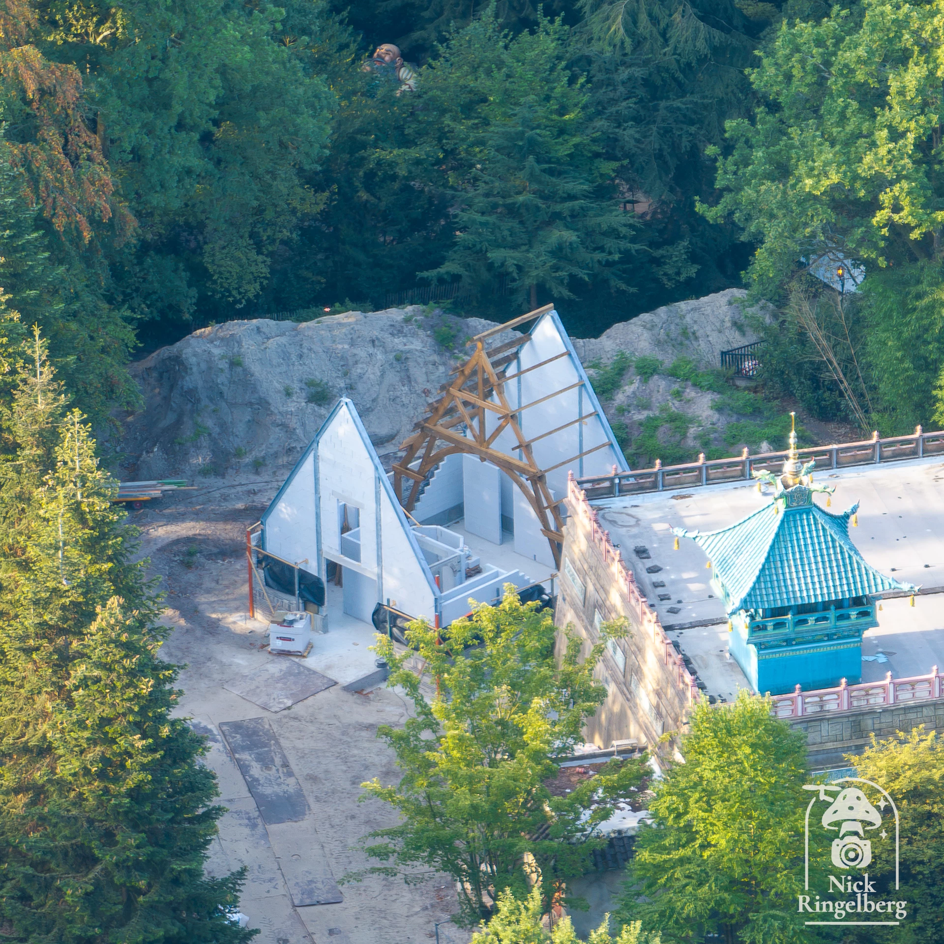 Bouwupdate de Sprookjesbibliotheek #efteling #Sprookjesbibliotheek #sprookjesbos #themeparks #bouwupdate