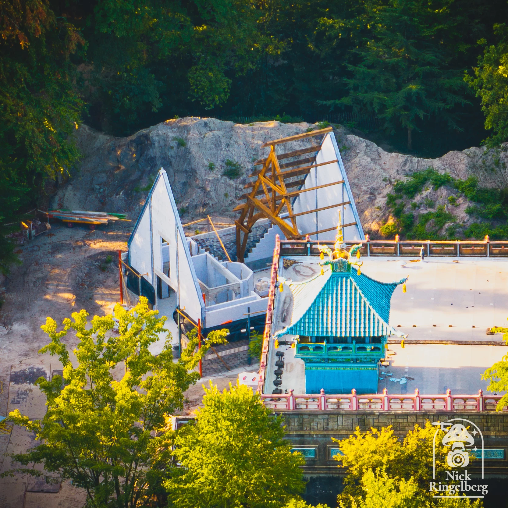 Bouwupdate de Sprookjesbibliotheek #efteling #Sprookjesbibliotheek #sprookjesbos #themeparks #bouwupdate