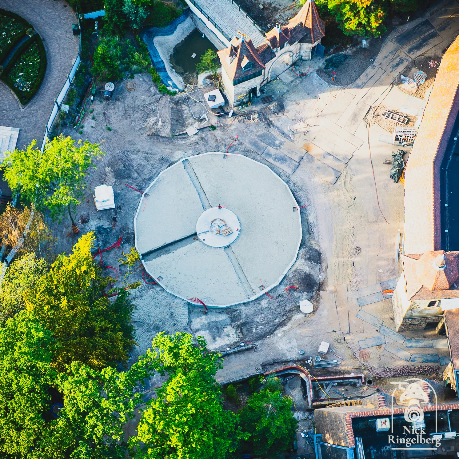 Ravenring Bouwupdate! #efteling #bouwupdate #ravenring #drone #themeparks