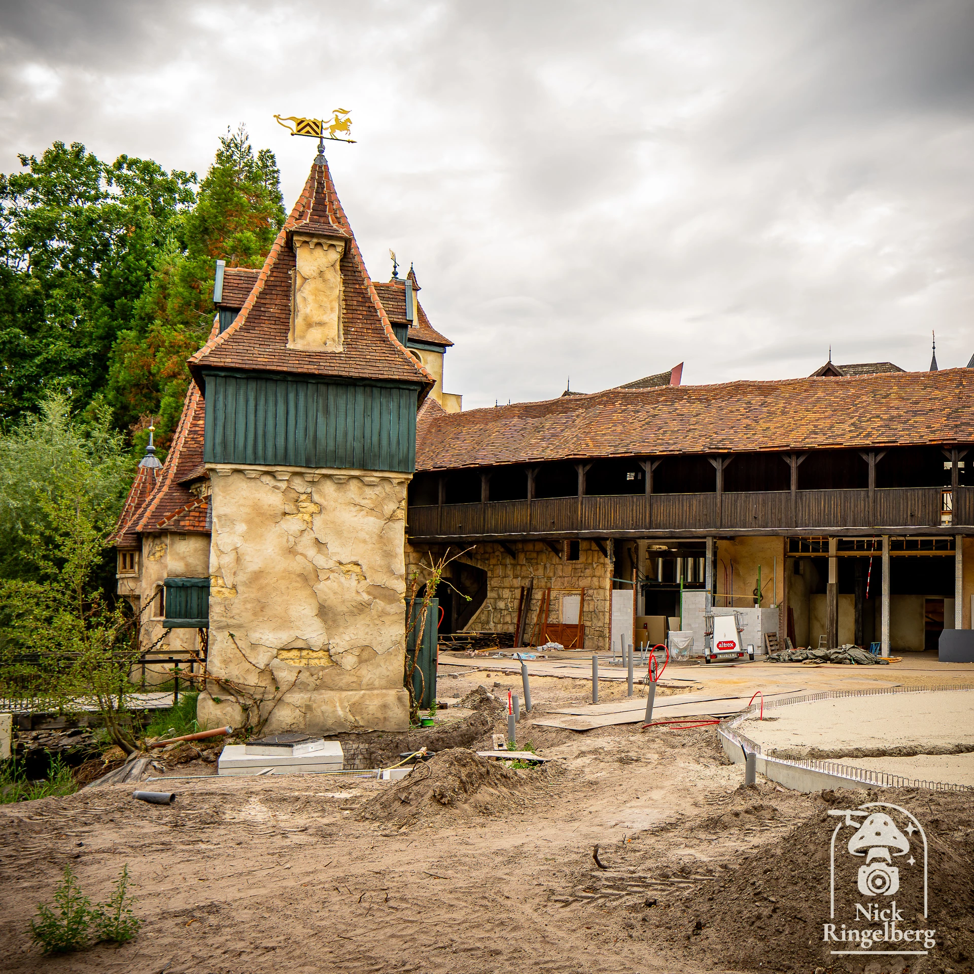 Bouwupdate Raveleijn en Ravenring #efteling #raveleijn #ravenring #themeparks
