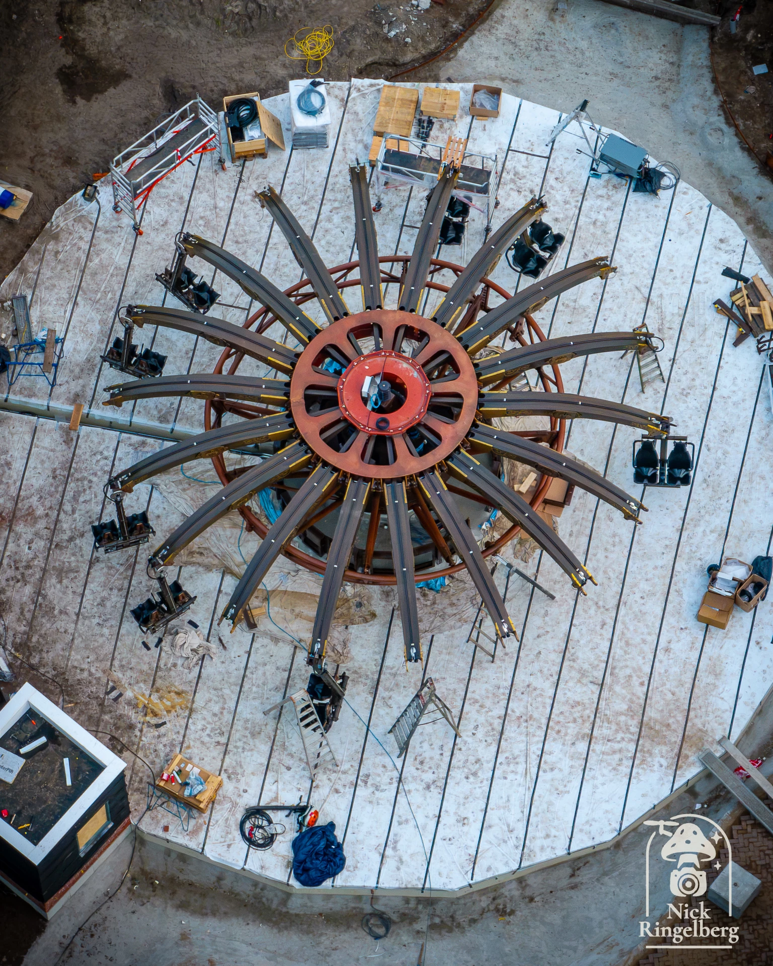 Bouwupdate Ravenring! #efteling #themeparks #ravenring #bouwupdate