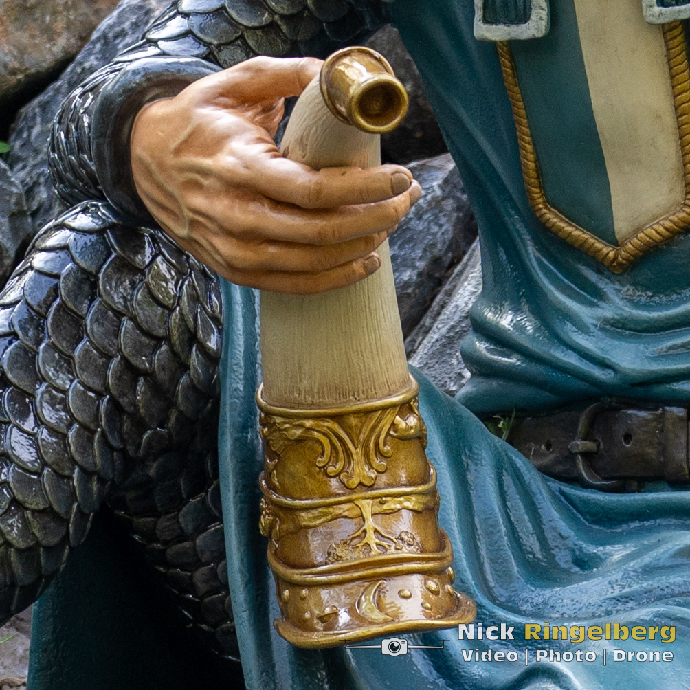 Doornroosje Detail foto wachter en uil