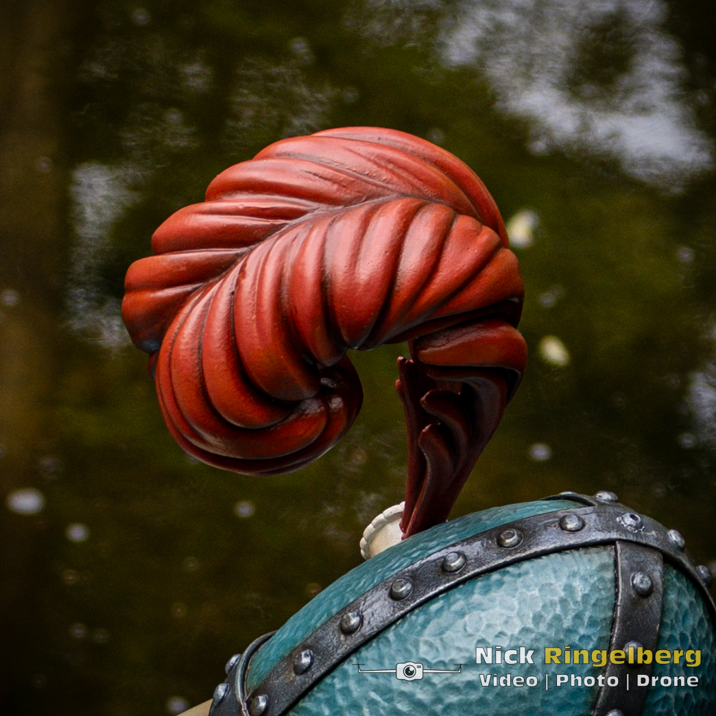 Doornroosje Detail foto wachter en uil